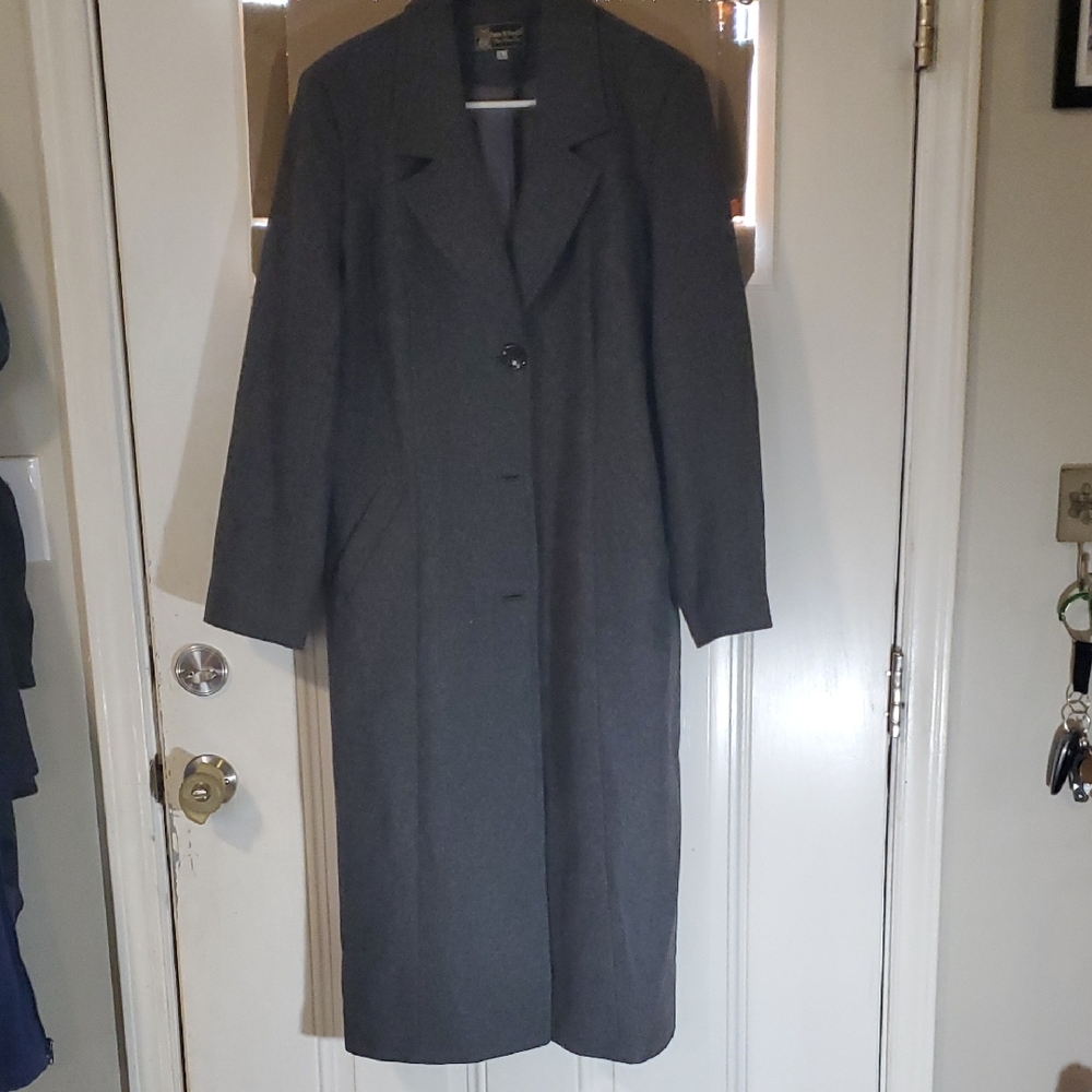 Women's Gray Long Coat